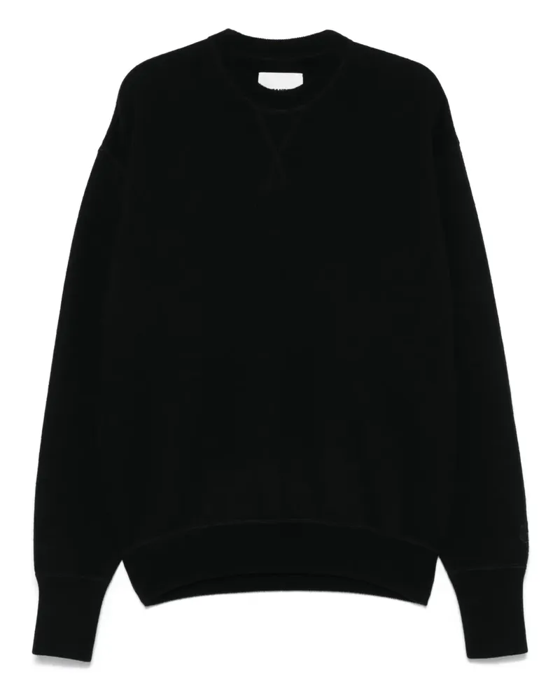Jil Sander Klassischer Kaschmirpullover - Schwarz Schwarz