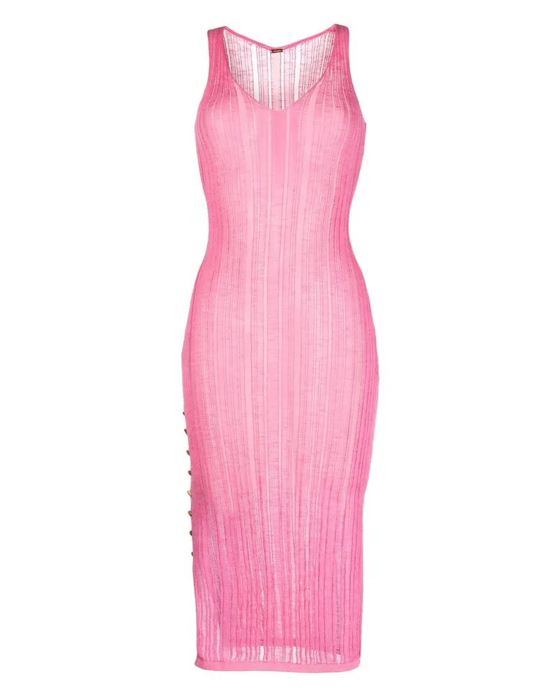 Cult Gaia Ärmelloses Strickkleid - Rosa Rosa