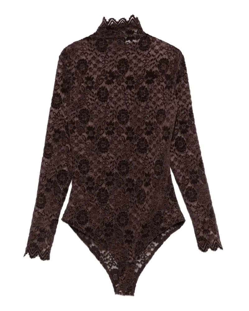 ATU Body Couture Body aus Spitze - Braun Braun