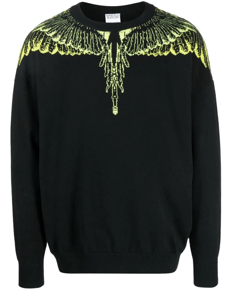 Marcelo Burlon | County of Milan Pullover mit Icon Wings-Motiv - Schwarz Schwarz