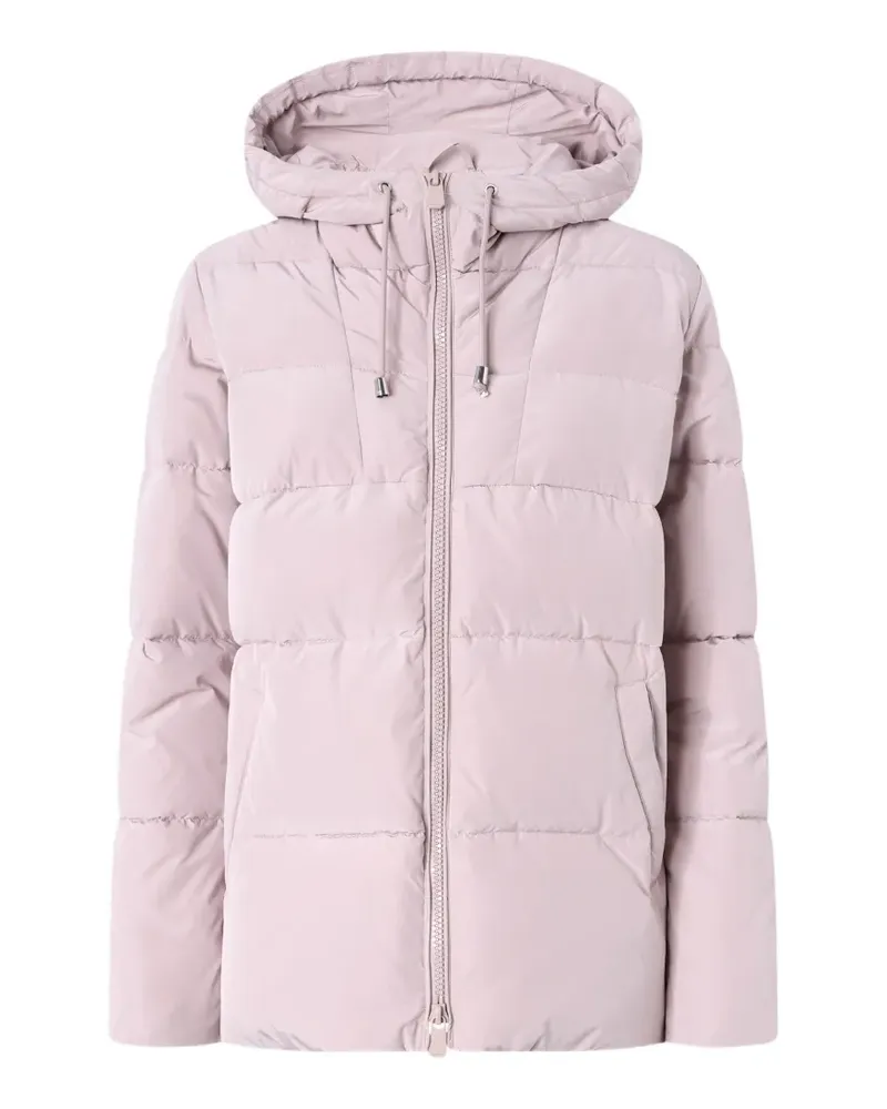 Pinko quilted hooded puffer jacket - Rosa Rosa
