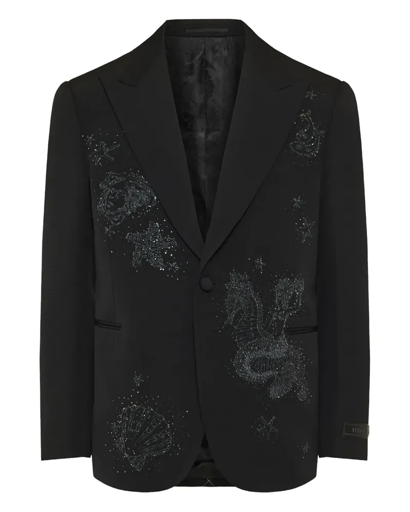 Versace Barocco Sea embroidered jacket - Schwarz Schwarz