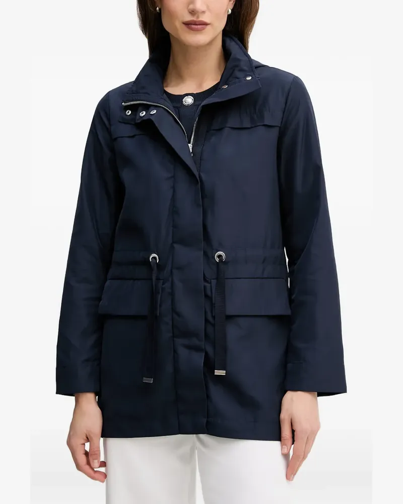 Joseph Ribkoff Kapuzenjacke mit Kordelzug - Blau Blau