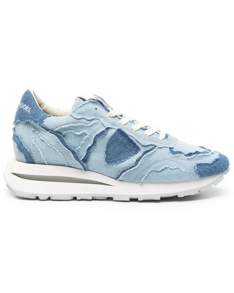 Philippe Model Sneakers aus Denim - Blau Blau