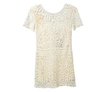 Kleid aus Spitze - Nude