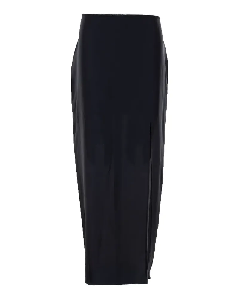 Filippa K zip-fastening split midi skirt - Schwarz Schwarz