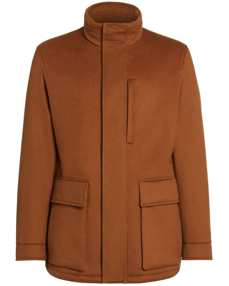 Ermenegildo Zegna Elements Vetta Oasi Jacke aus Kaschmir - Braun Braun