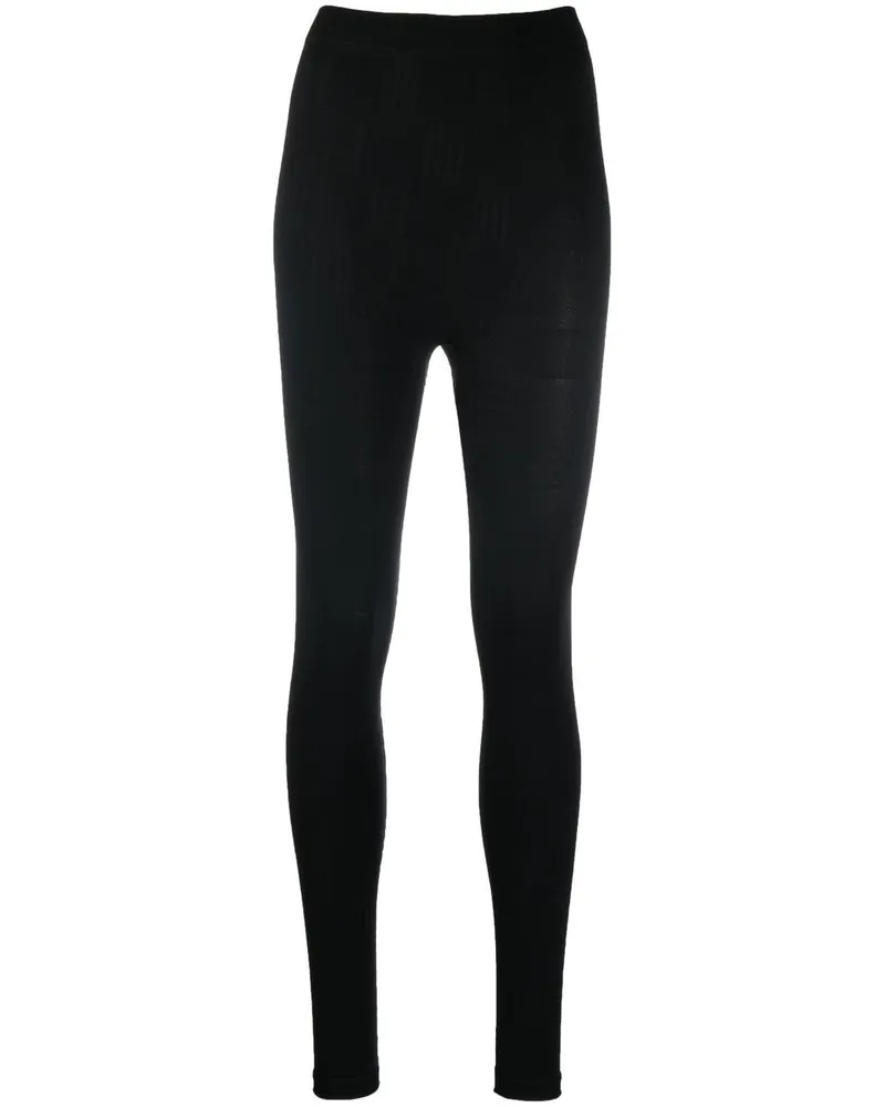 AMBUSH Leggings mit Monogramm-Print - Schwarz Schwarz