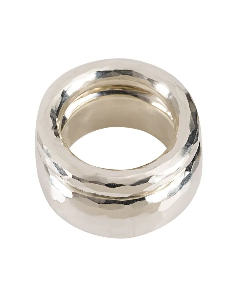 WERKSTATT:MÜNCHEN Gehämmerter Ring Metallic