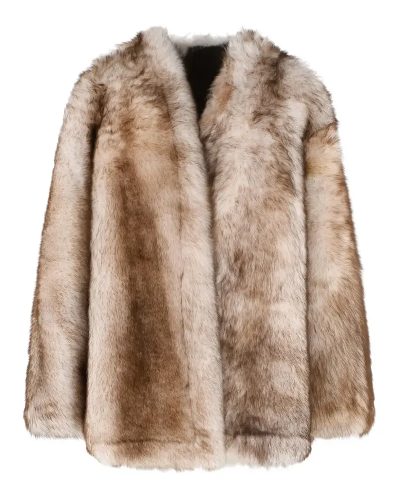 Salvatore Santoro Jacke mit V-Ausschnitt - Braun Braun