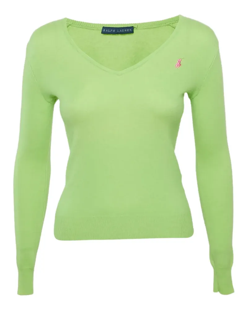 Ralph Lauren Kaschmirpullover mit V-Ausschnitt - Grün Grün