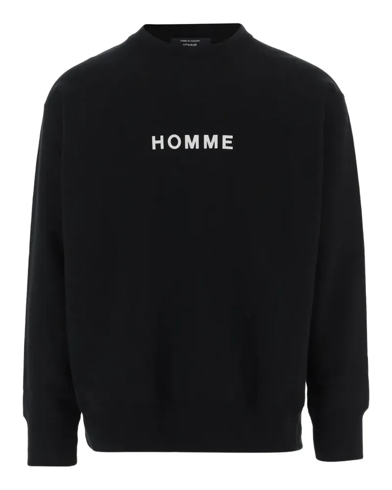 Comme des Garçons Sweatshirt mit Logo-Print - Schwarz Schwarz