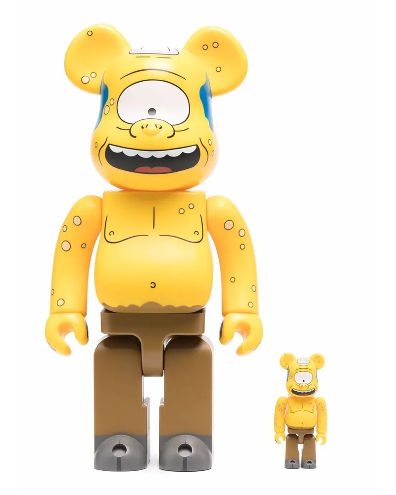 Medicom Toy The Simpsons Cyclops BE@RBRICK 100% und 400% Figuren-Set Gelb