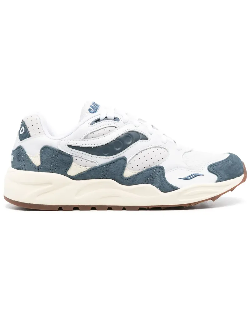Saucony Grid Shadow 2 "Ivy Prep White Navy" Sneakers - Weiß Weiß