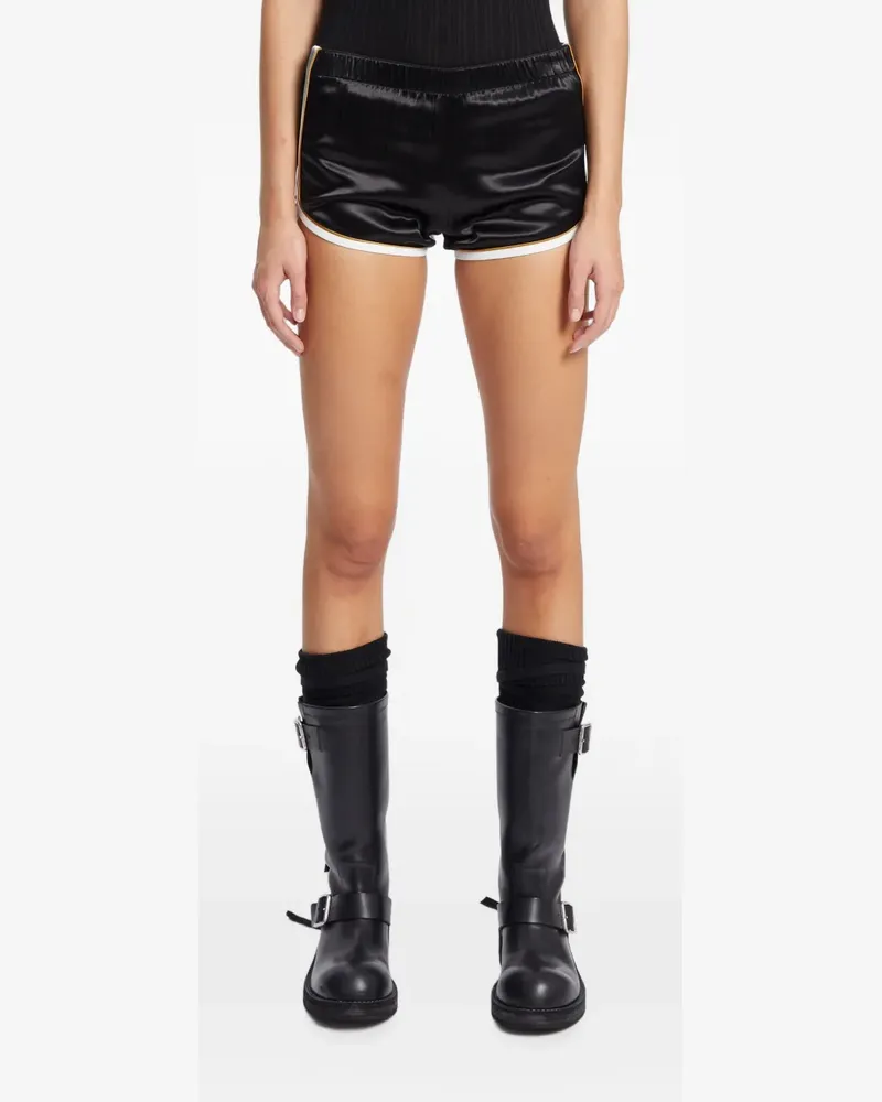 Ann Demeulemeester Irm Shorts mit Paspeln - Schwarz Schwarz