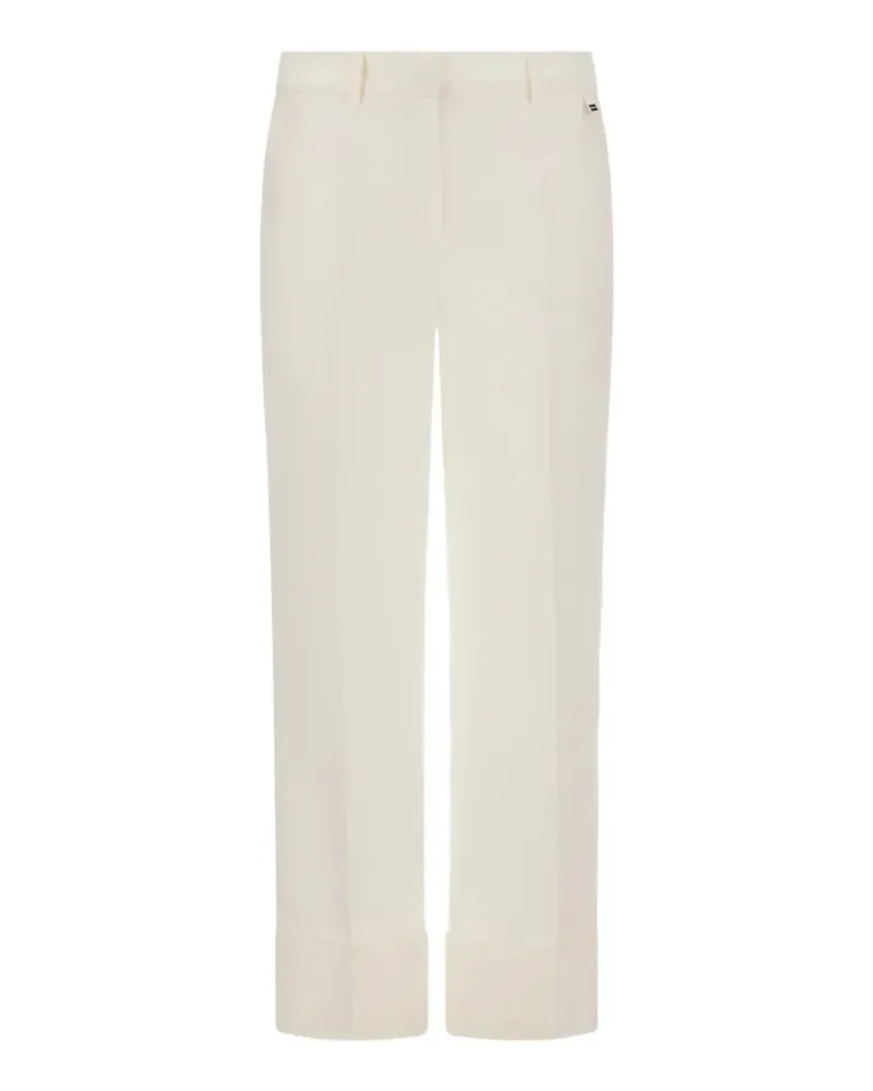 Herno Elegante Hose mit Faltendetails - Weiß Weiß