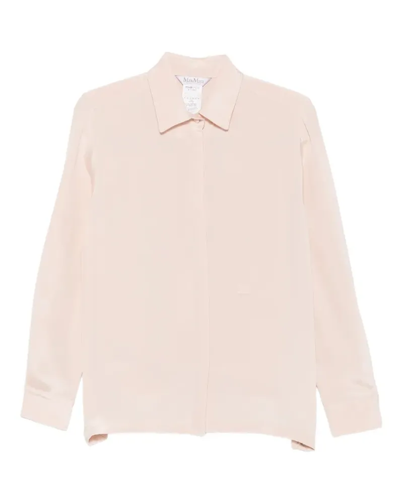 Max Mara concealed-fastening shirt - Nude Nude