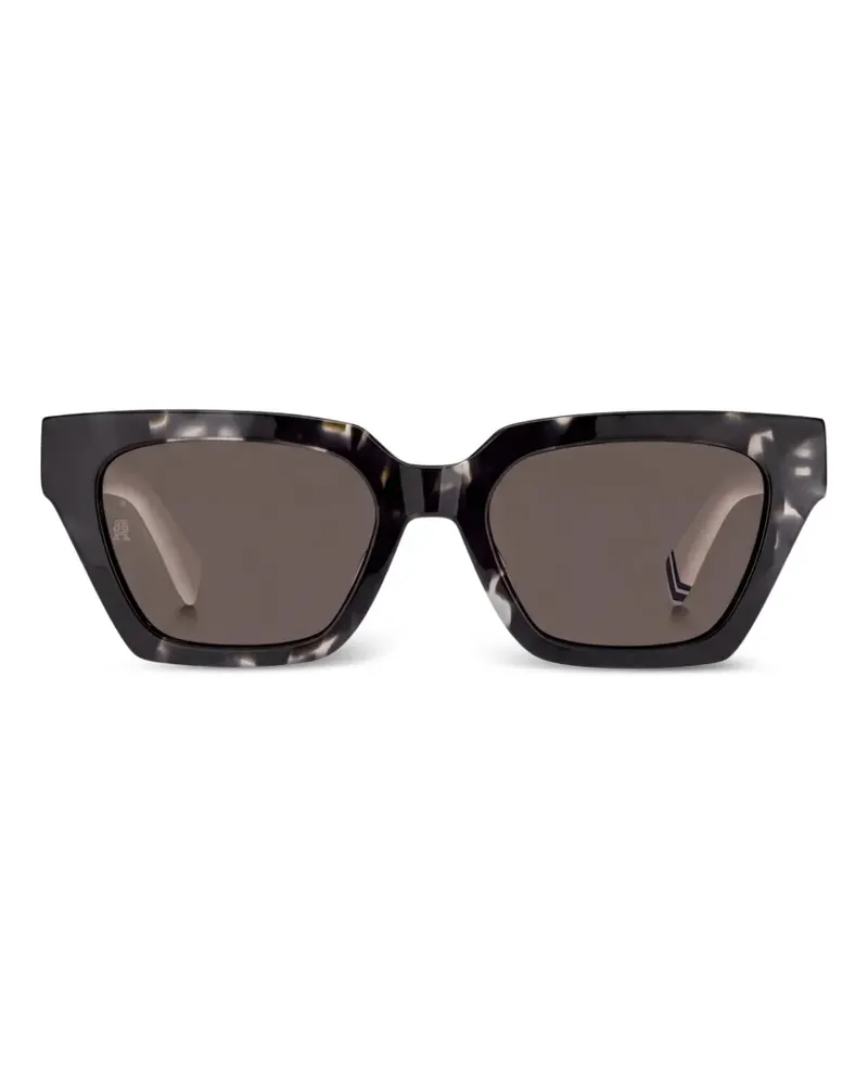 Tommy Hilfiger Sonnenbrille in Schildpattoptik - Grau Grau
