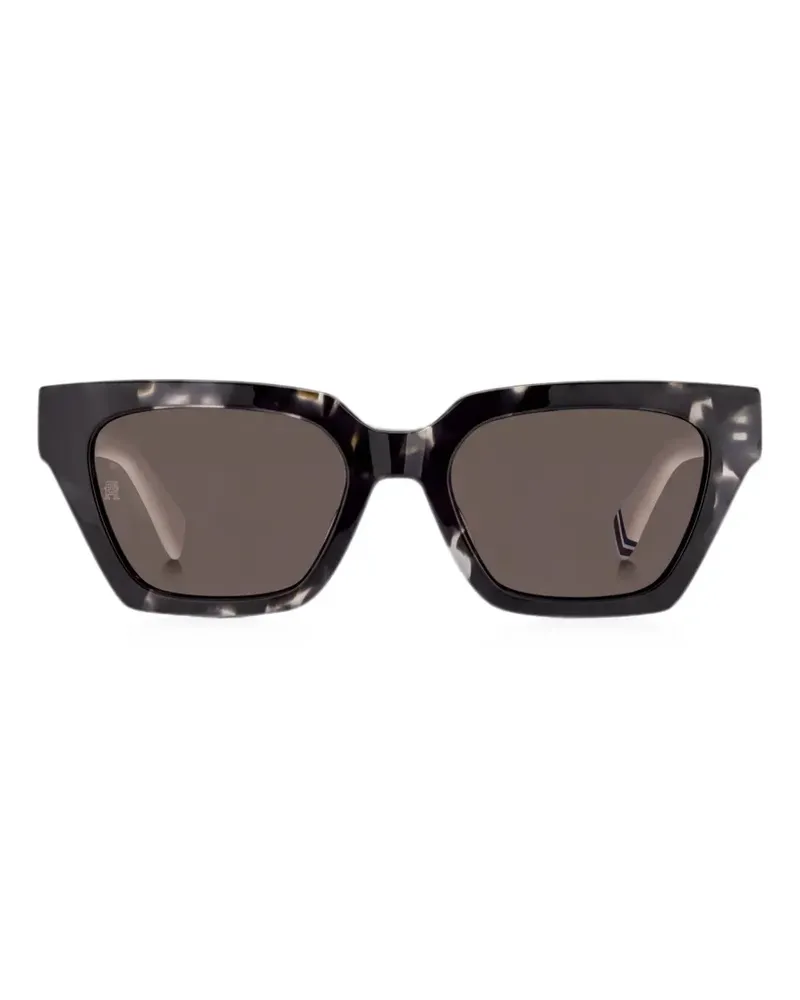 Tommy Hilfiger tortoiseshell-pattern sunglasses - Grau Grau