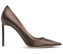 Betty Pumps aus Satin - Braun