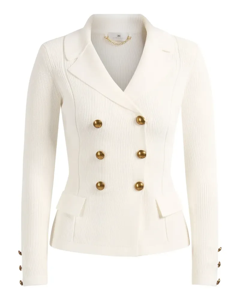 Elisabetta Franchi double-breasted blazer - Nude Nude