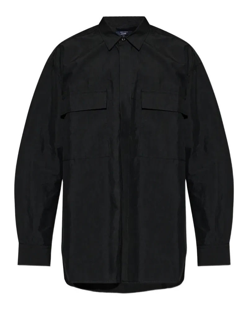 Comme des Garçons Hemd mit Klappentasche - Schwarz Schwarz