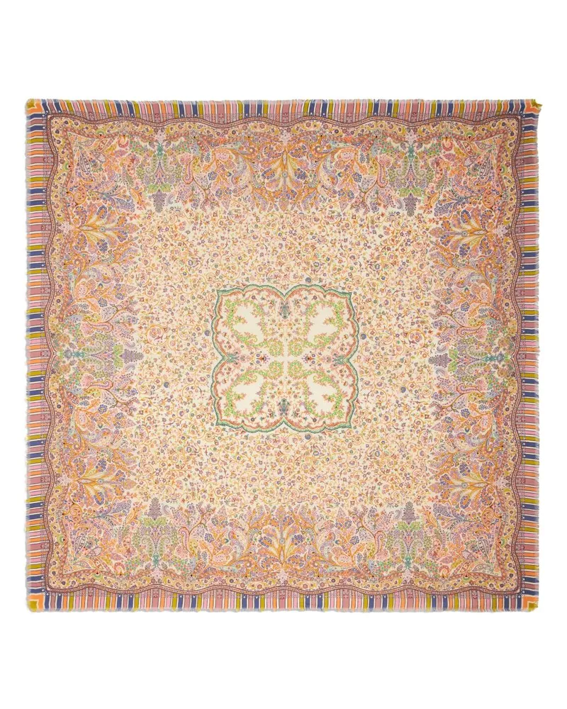 Etro Schal mit Paisleymuster - Nude Nude