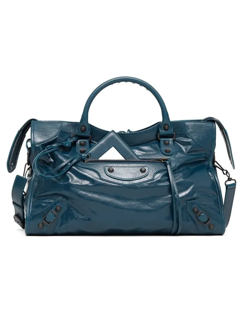 Balenciaga medium City tote bag - Blau Blau