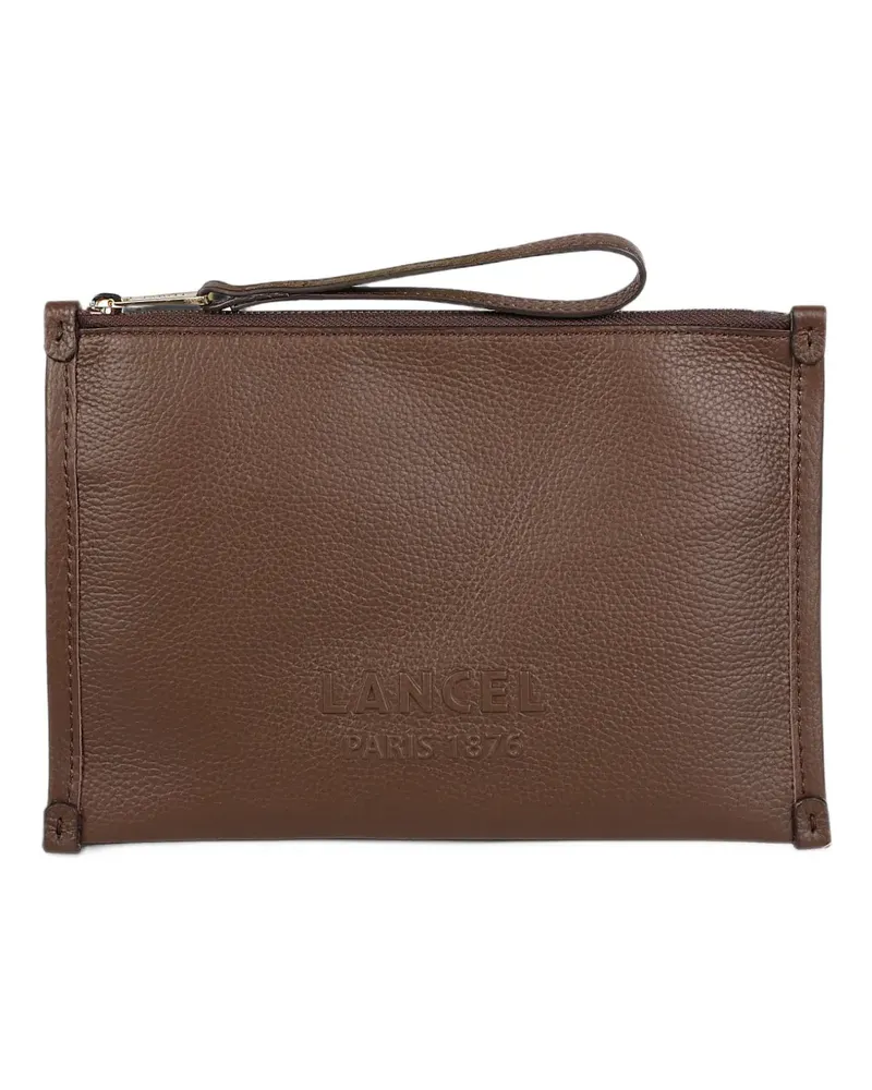 Lancel small Jour De  clutch bag - Braun Braun