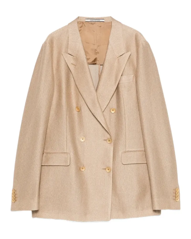 Tagliatore double-breasted blazer - Nude Nude