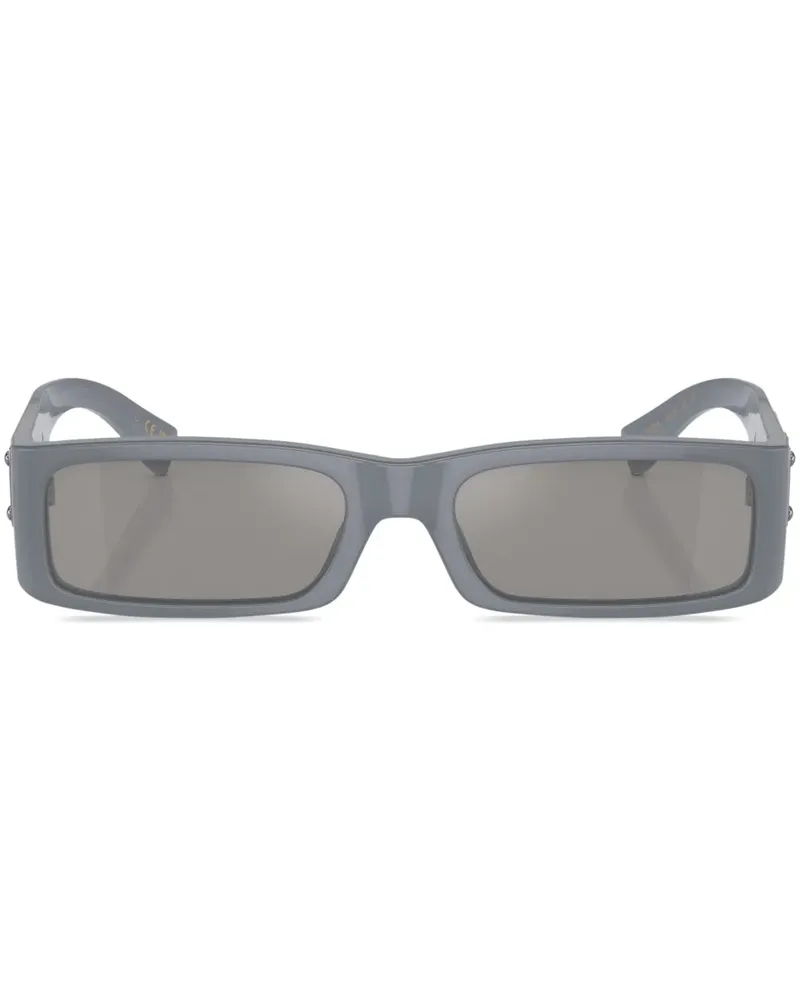 Dolce & Gabbana Sonnenbrille mit eckigem Gestell - Grau Grau