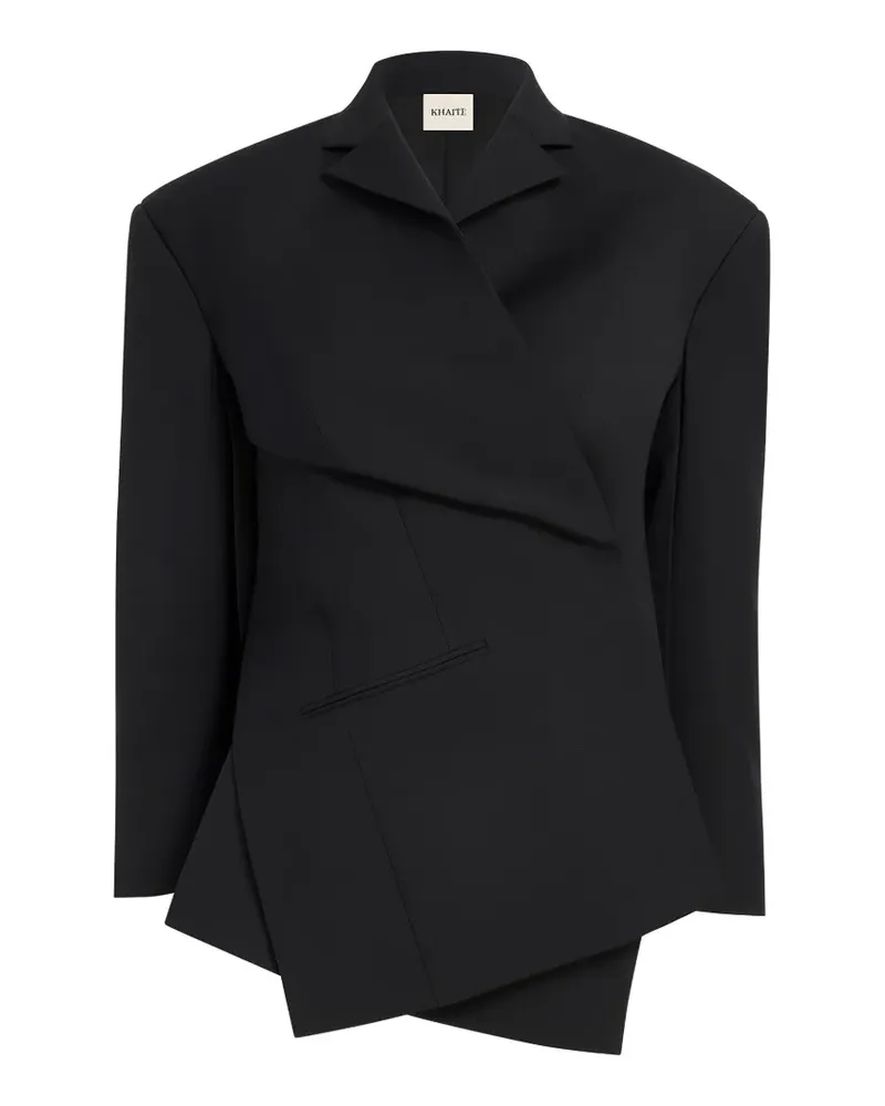 KHAITE Blazer im Wickelstil - Schwarz Schwarz