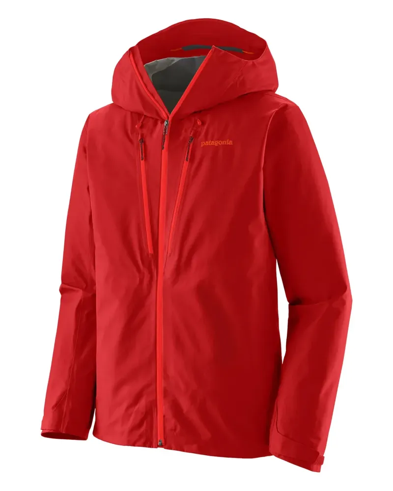 Patagonia x Triolet Kapuzenjacke mit Reißverschluss - Rot Rot