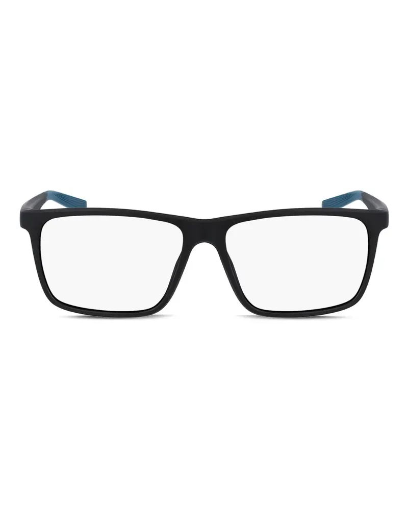 Nike Brille mit eckigem Gestell - Schwarz Schwarz