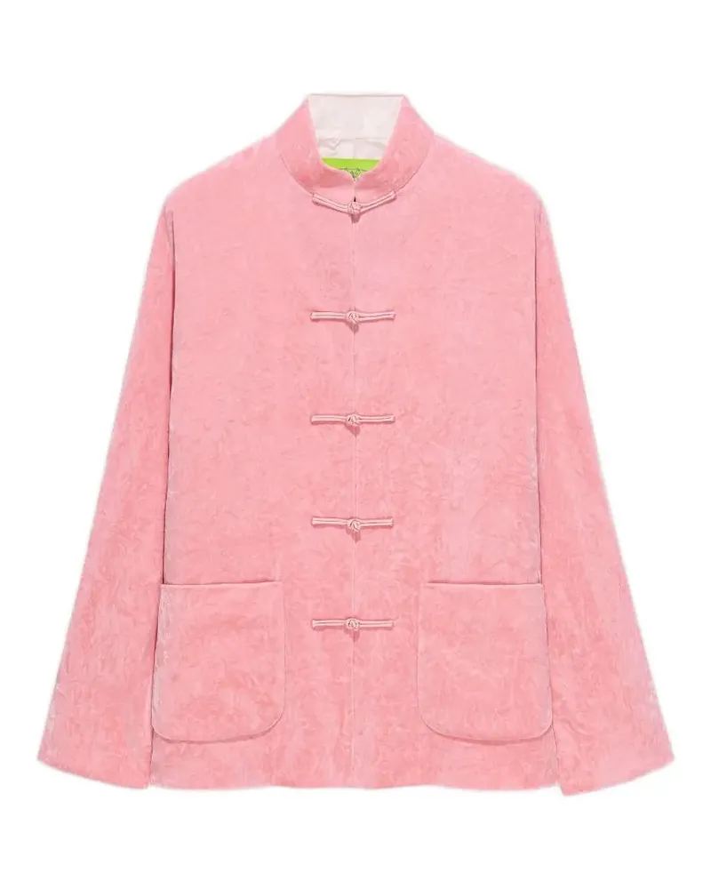 Shanghai Tang knotted-button pocket jacket - Rosa Rosa