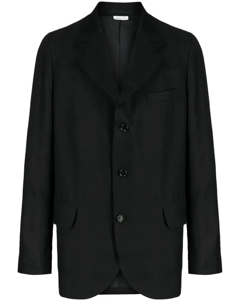 Comme des Garçons Einreihiges Sakko - Schwarz Schwarz