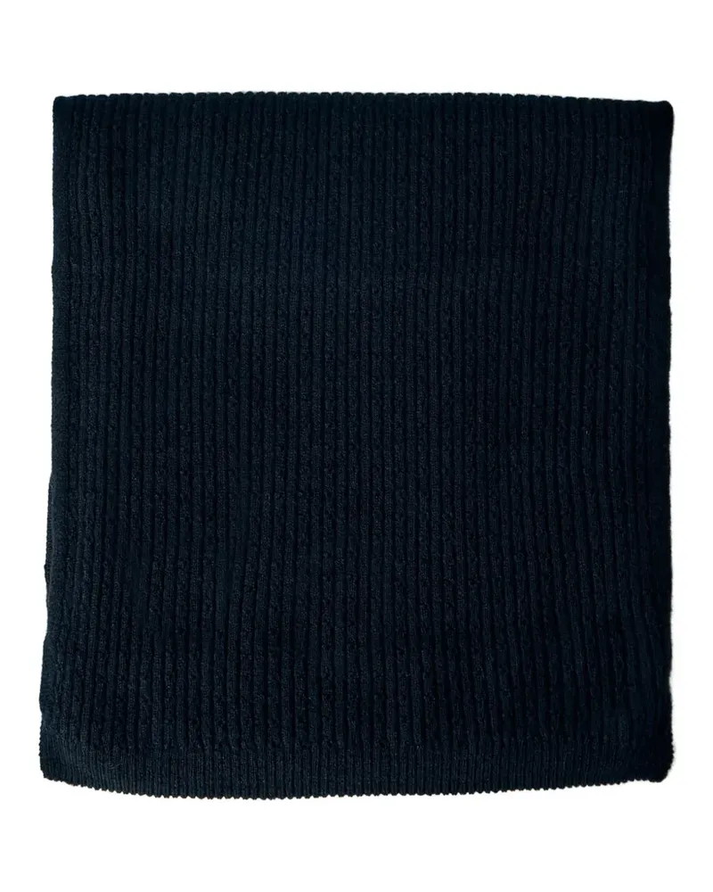 KIKO KOSTADINOV Gerippter Strickschal - Schwarz Schwarz