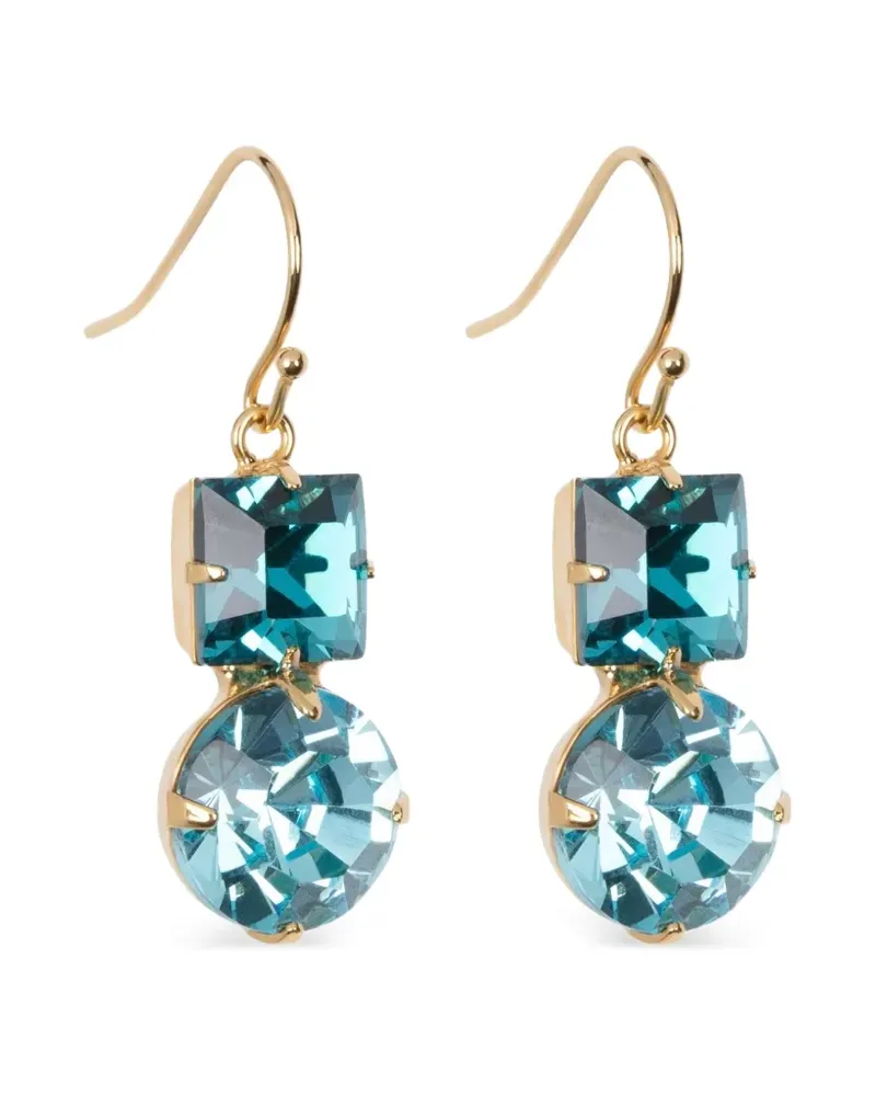 Jennifer Behr Kaiden crystal-embellished earrings - Gold Gold