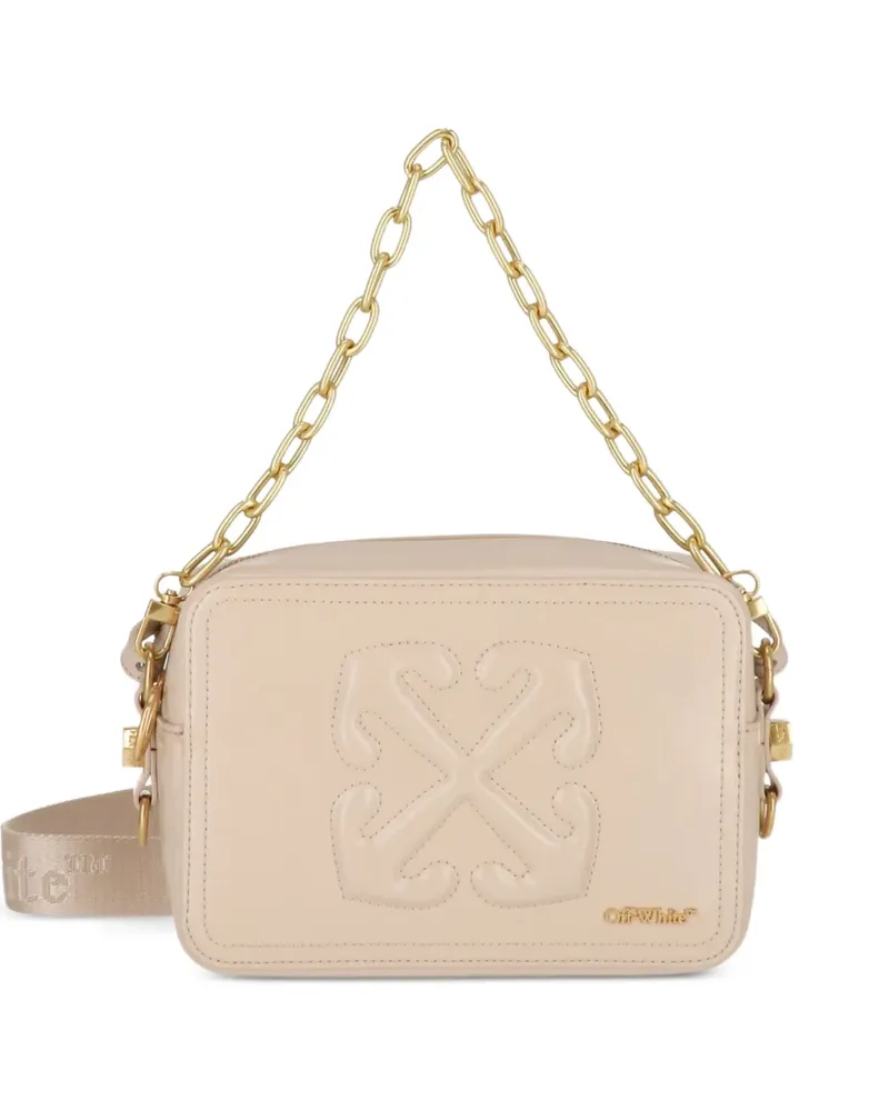 OFF-WHITE Arrows-motif crossbody bag - Nude Nude