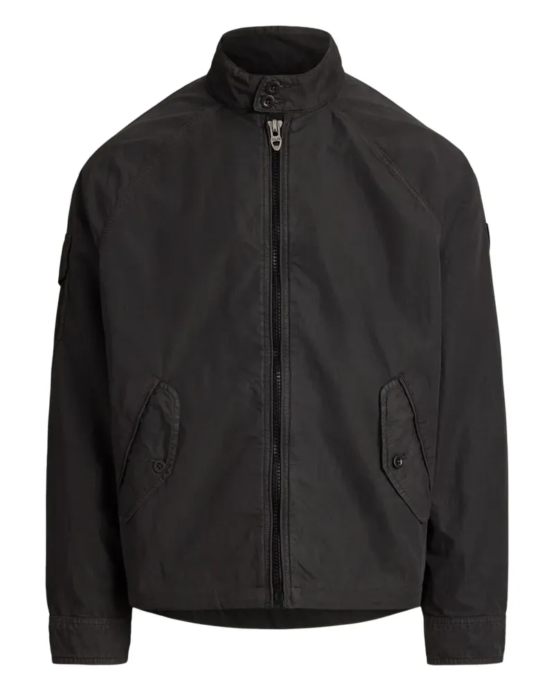 Ralph Lauren Windbreaker aus Twill - Schwarz Schwarz