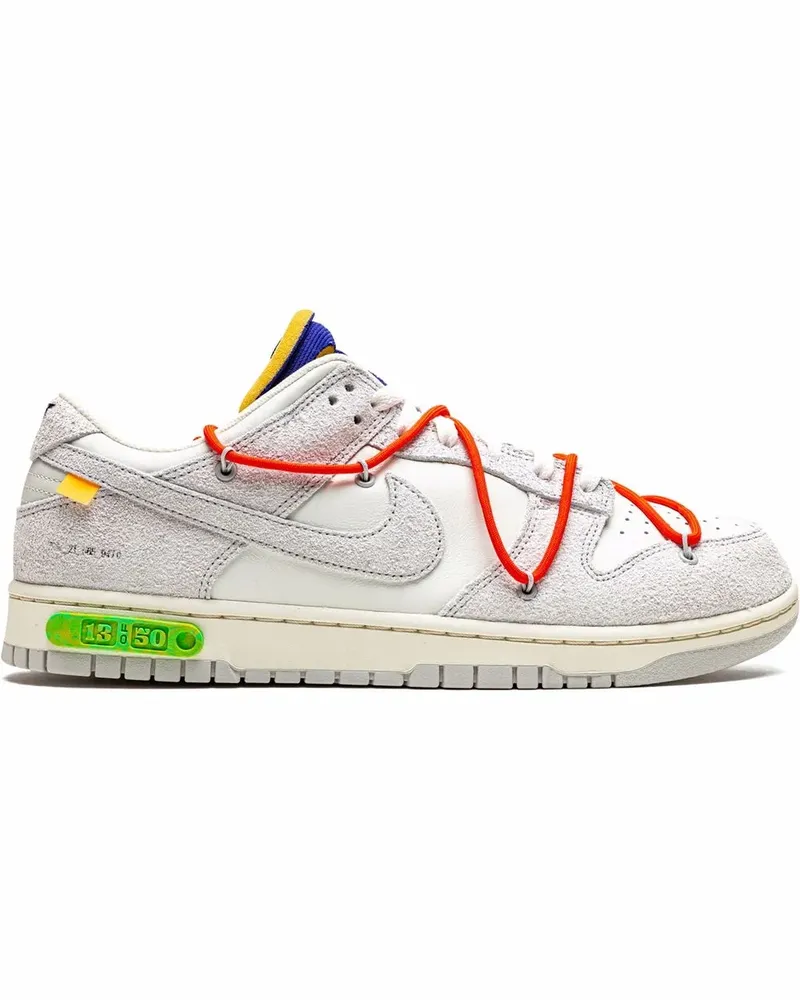 Nike x Off-White Dunk Low Sneakers - Weiß Weiß