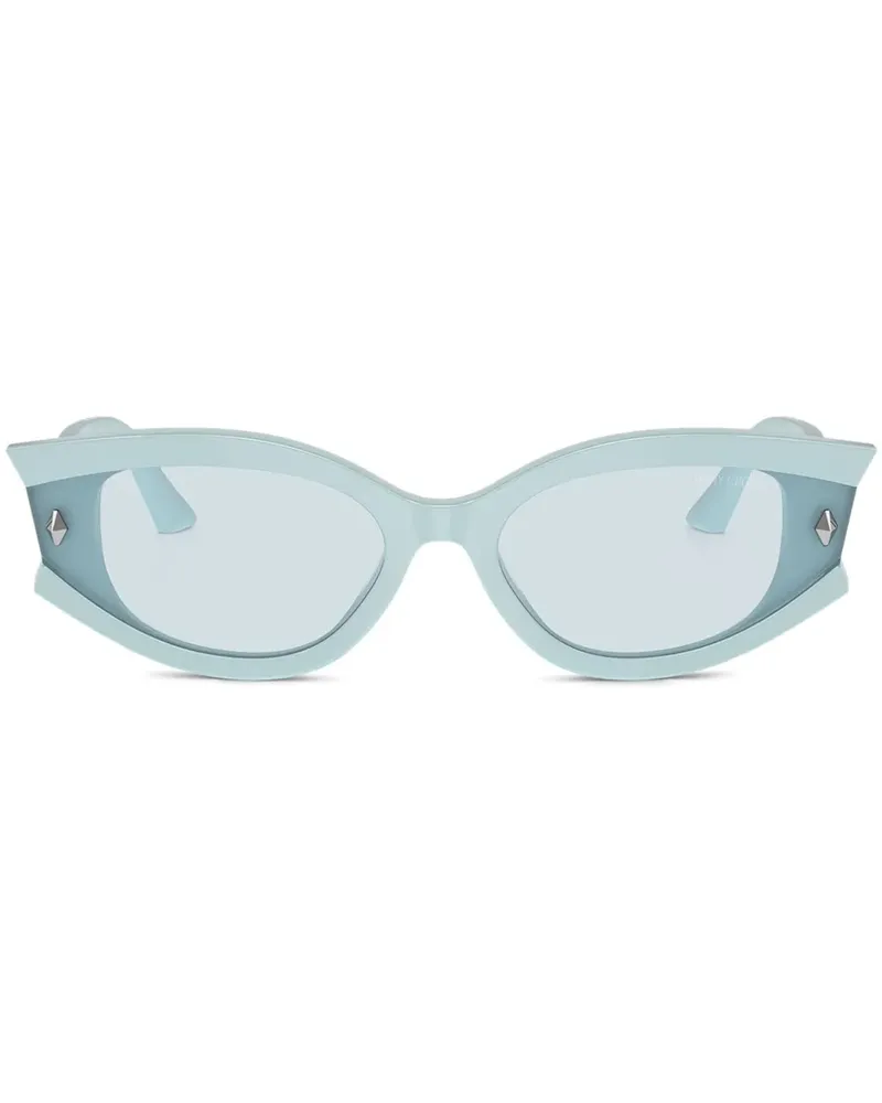 Jimmy Choo Sonnenbrille mit Cat-Eye-Gestell - Blau Blau