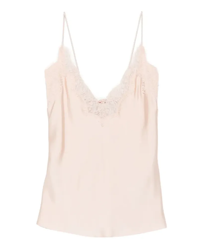 Róhe lace-trim camisole - Rosa Rosa