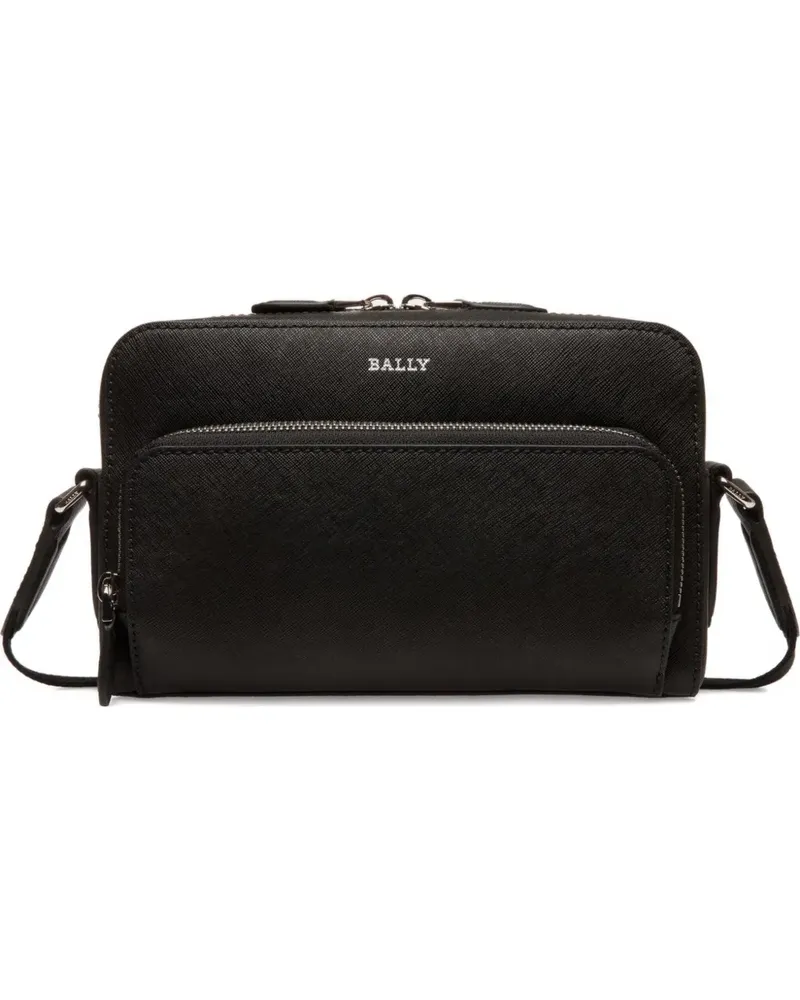 Bally Kuriertasche mit Prägung - Schwarz Schwarz