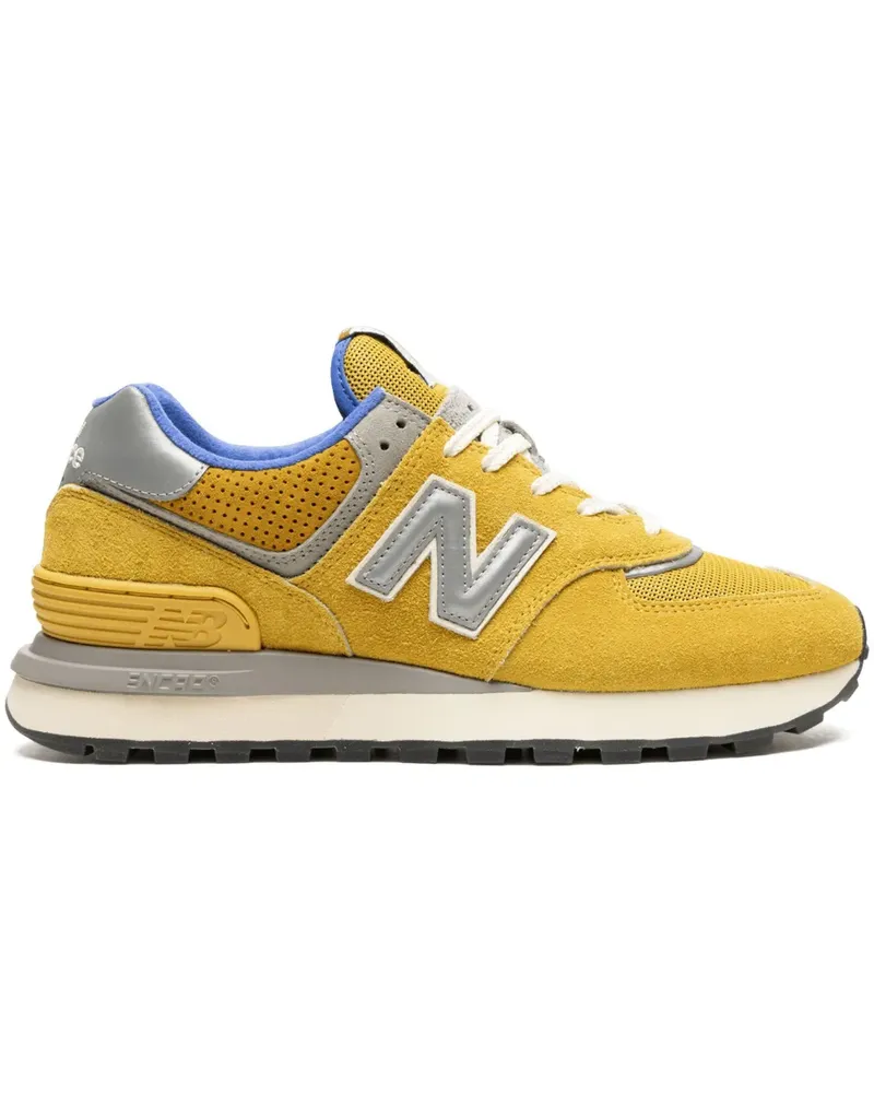 New Balance x Bodega 574 Legacy Blue Sneakers - Gelb Gelb