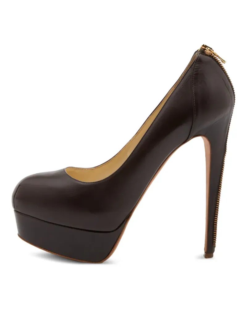 Brian Atwood Pumps mit Plateau - Braun Braun