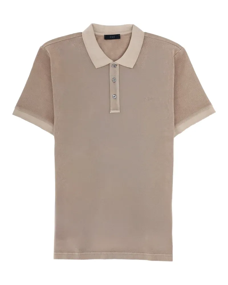 Fay short-sleeve polo shirt - Grau Grau