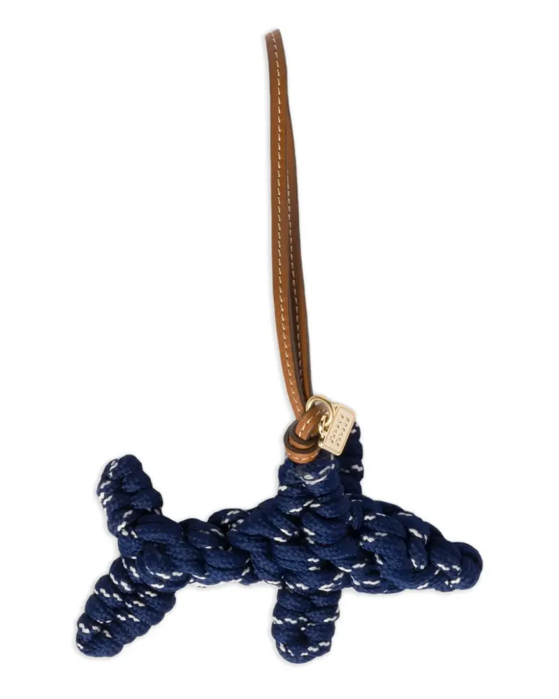 Miu Miu Schlüsselanhänger aus Leder - Blau Blau