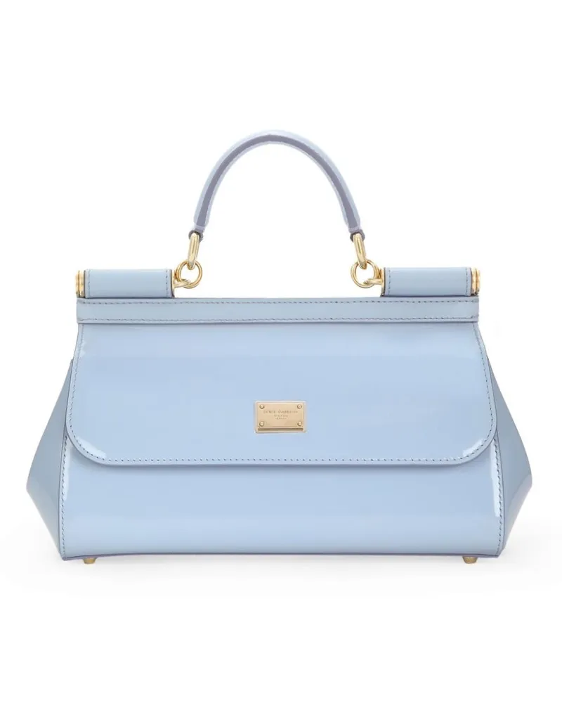 Dolce & Gabbana Mittelgroße Elongated Sicily Tote Bag - Blau Blau