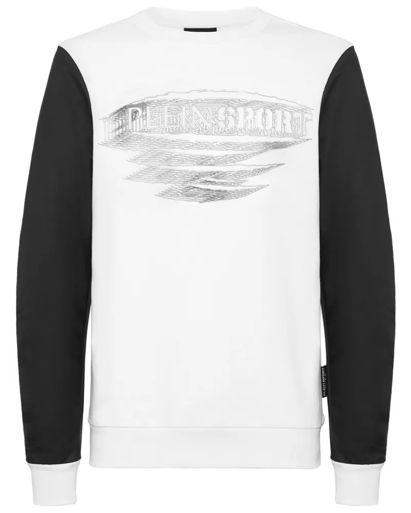 Philipp Plein Sweatshirt mit Logo-Print - Weiß Weiß